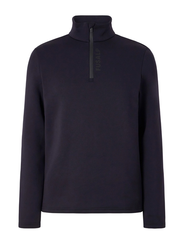 Photo: Fusalp - Timothy II Tech Stretch-Jersey Half-Zip Ski Base Layer - Black