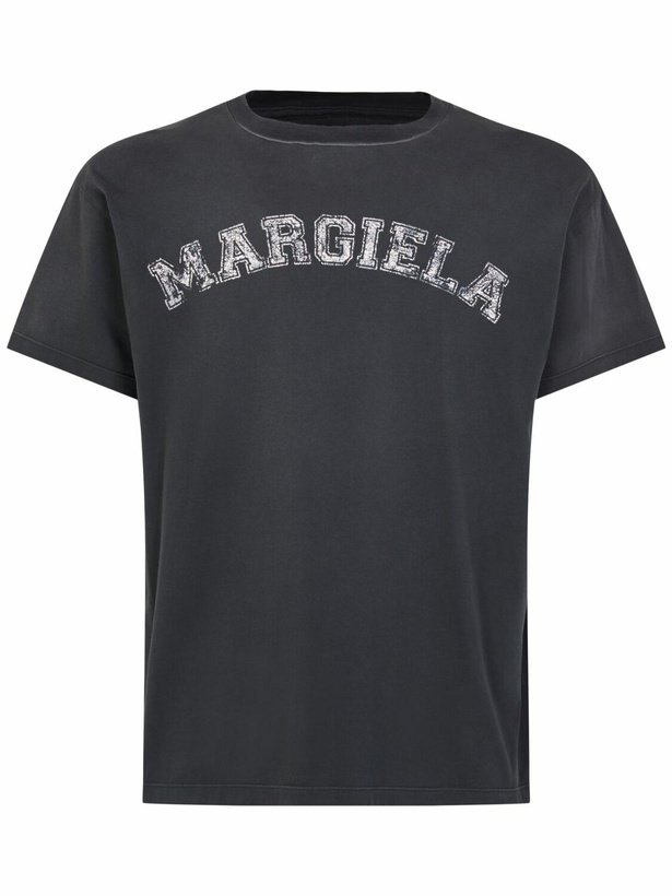 Photo: MAISON MARGIELA Overdyed Cotton Jersey T-shirt