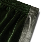 Needles - Two-Tone Velour Track Pants - Green