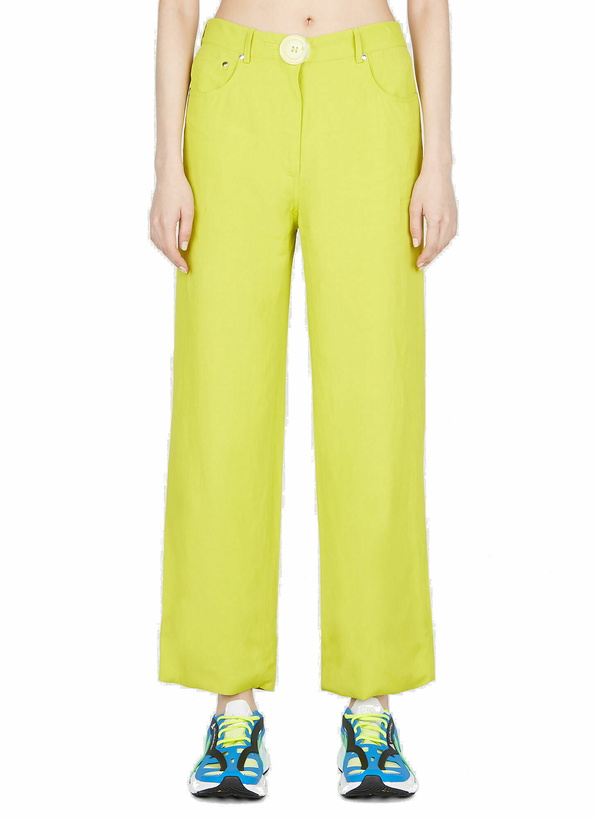 Photo: Stella McCartney - Maxi Button Pants in Yellow