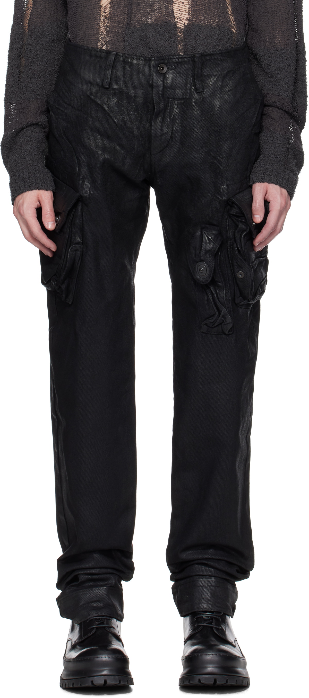 Julius Gray Gas Mask Cargo Pants Julius Julius Gray Gas Mask Cargo Pants Julius
