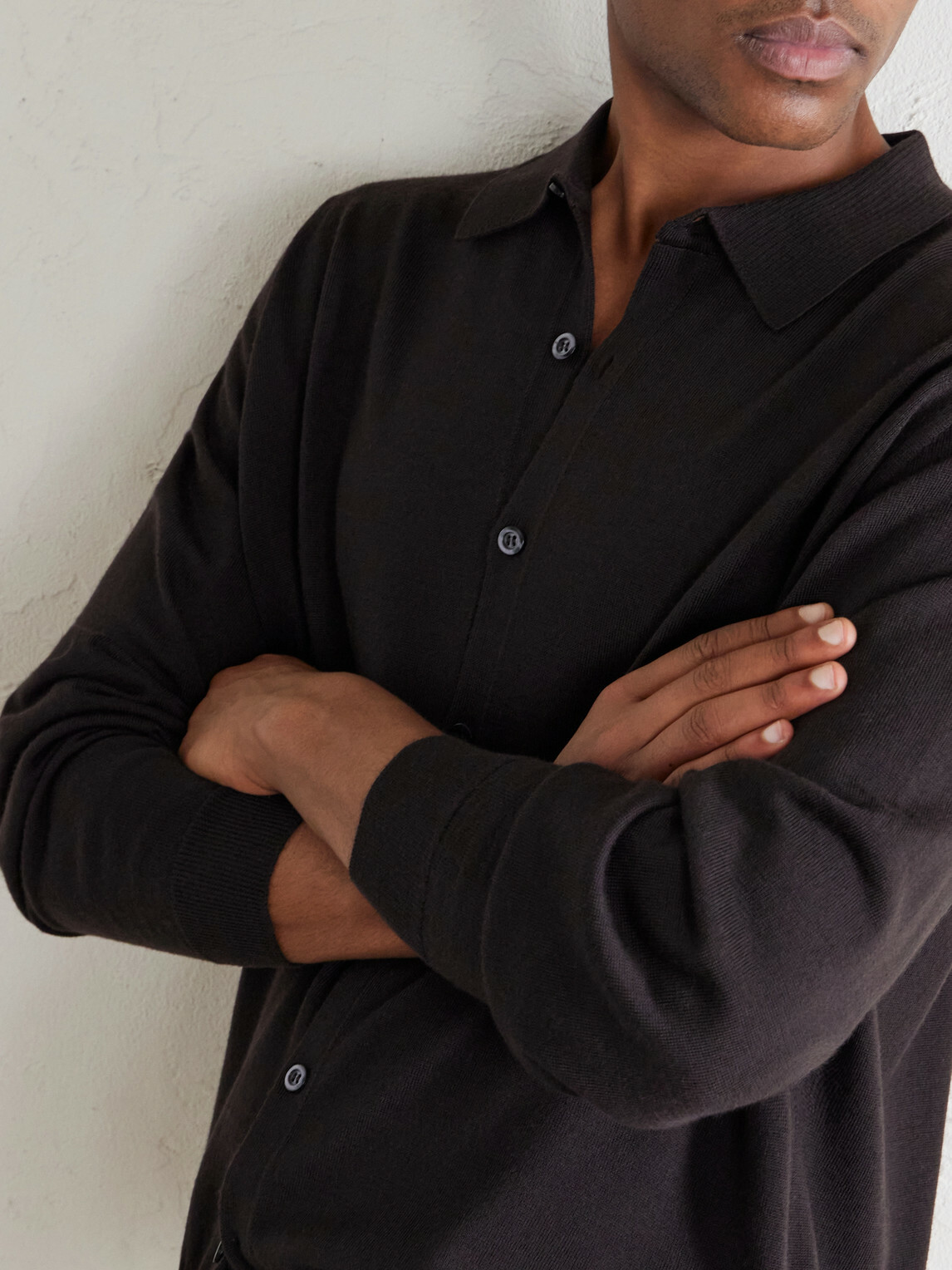 John Smedley - Tibor Merino Wool Cardigan - Brown