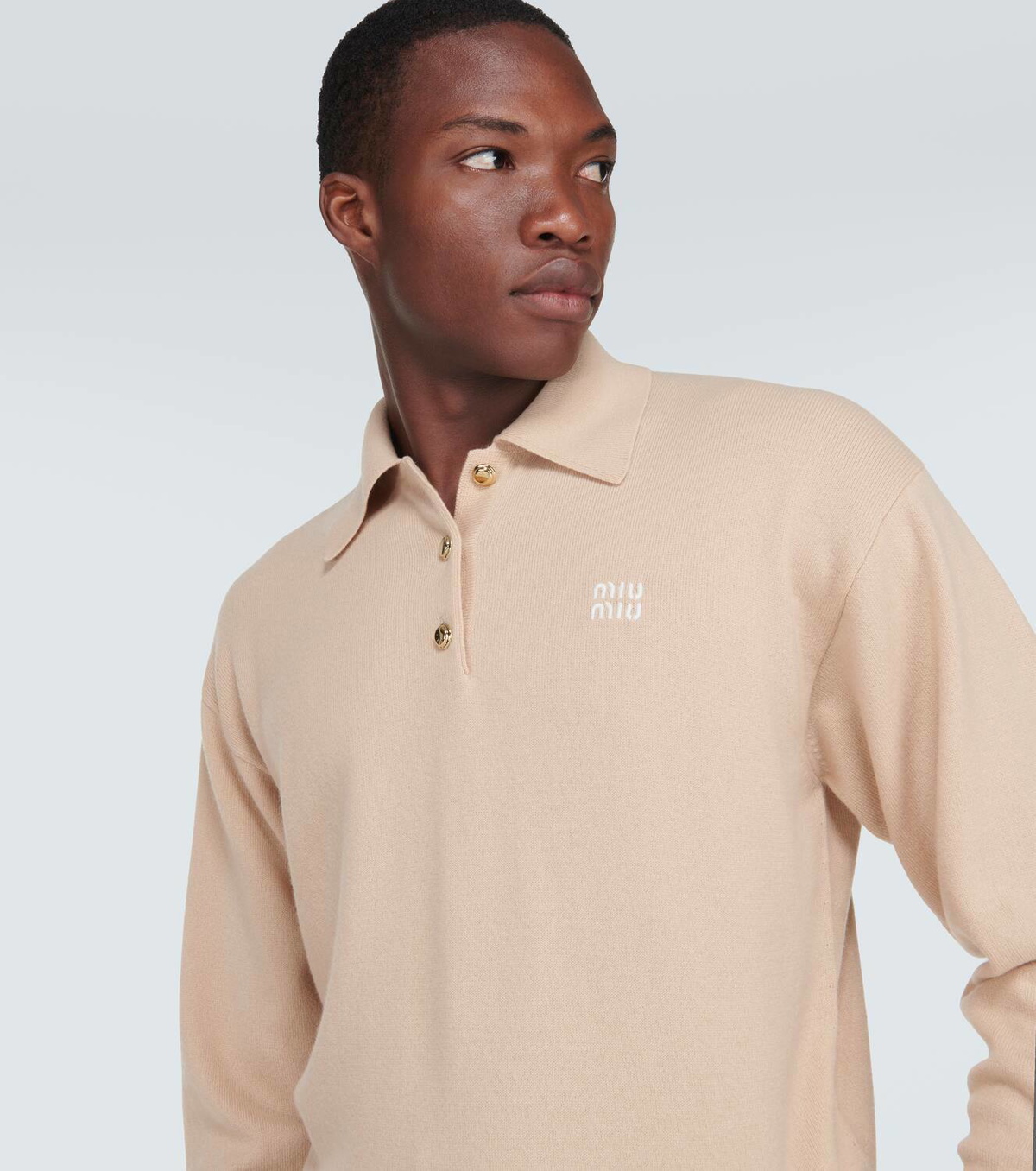 Miu Miu Cashmere polo shirt Miu Miu