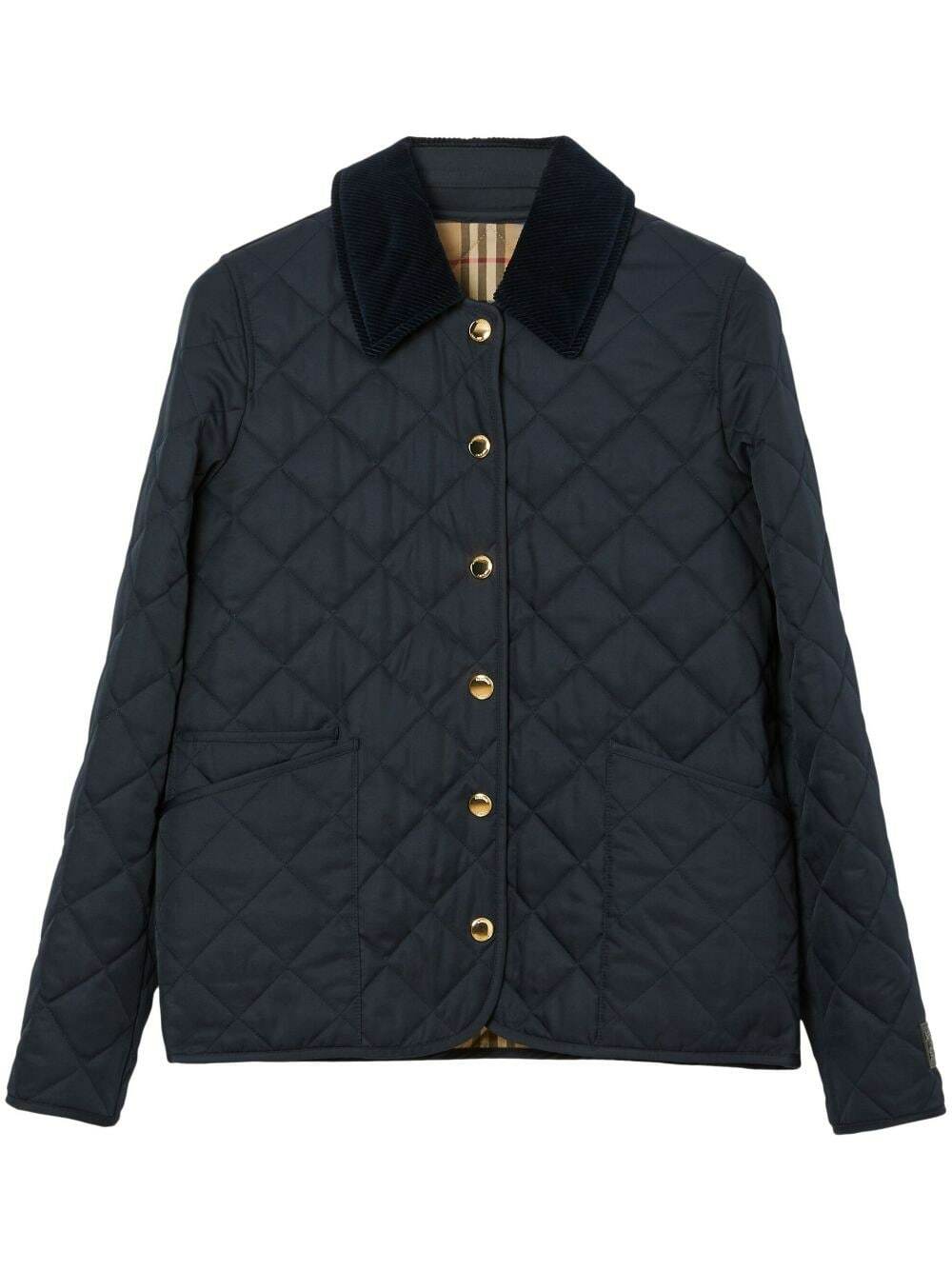 BURBERRY - Quilted Short Jacket Burberry