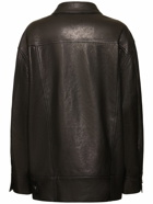 KHAITE Grizzo Lamb Leather Jacket