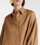 Max Mara Rodeo oversized linen and silk shirt