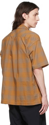 and wander Orange Cotton Shirt