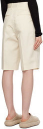 Filippa K Off-White Relaxed Shorts