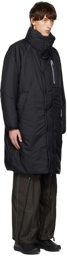 and wander Black Insulated Coat