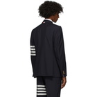 Thom Browne Navy Wool 4-Bar Classic Blazer