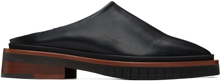 Photo: Clergerie Black Bosco Slip-On Loafers