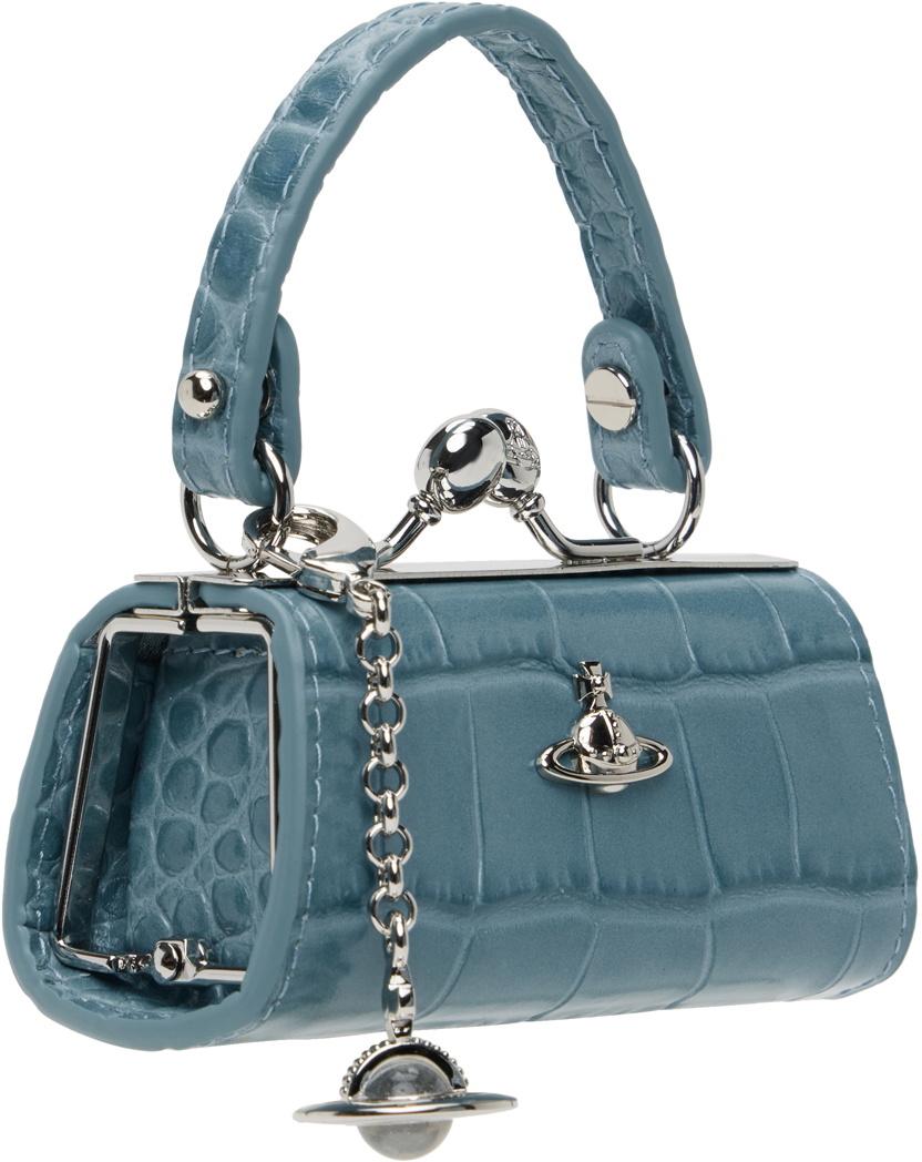 Vivienne Westwood Blue Crocodile Doll Coin Pouch Vivienne Westwood