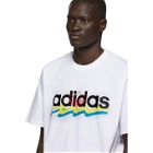 adidas Originals White Brush Stroke T-Shirt