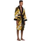 Versace White and Gold I Heart Baroque Robe