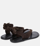 The Row Leather thong sandals