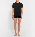 Acne Studios - Edvin Stretch-Cotton T-Shirt - Men - Black