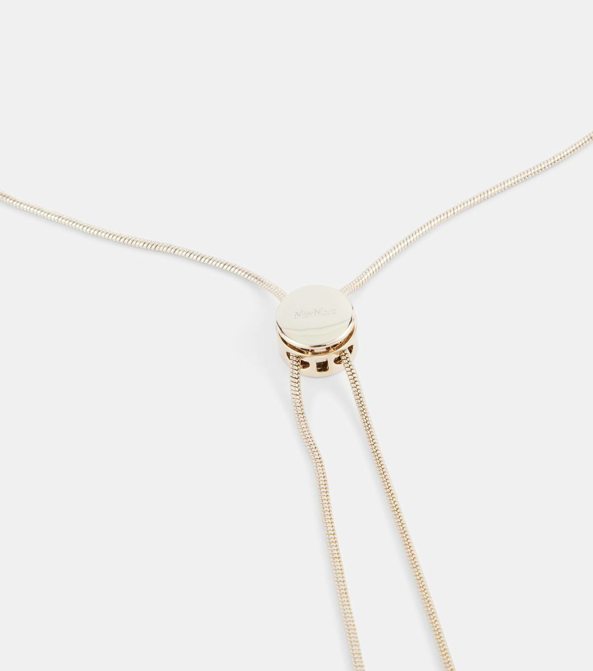 【送料&関税込】Max Mara Studio Livorno Custom Jewellery Max Mara Tandem embellished necklace Max Mara