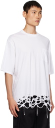 UNDERCOVER White Ripped T-Shirt