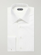 TOM FORD - Cotton-Piqué Shirt - White