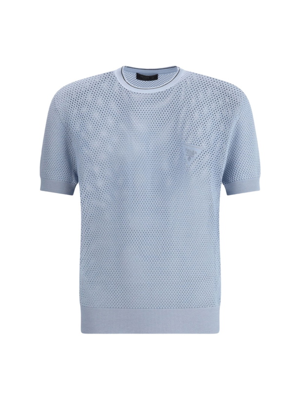 Photo: Prada Lace-up T-shirt