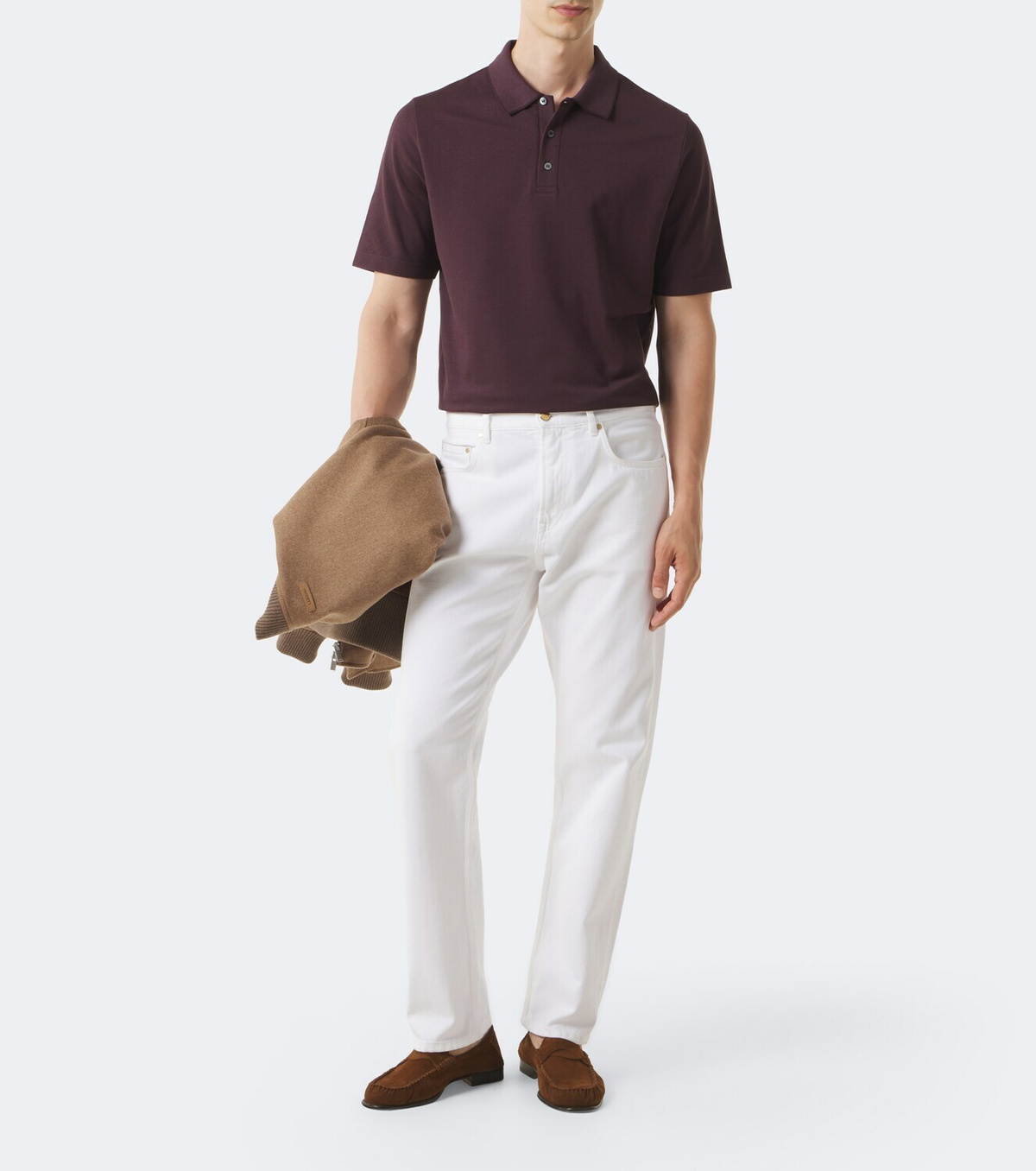 Canali Cotton polo shirt
