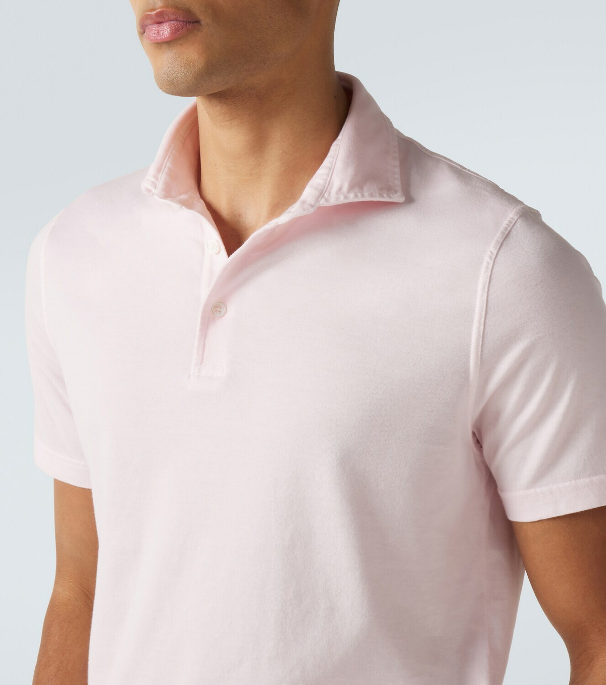 Fedeli Cotton jersey polo shirt
