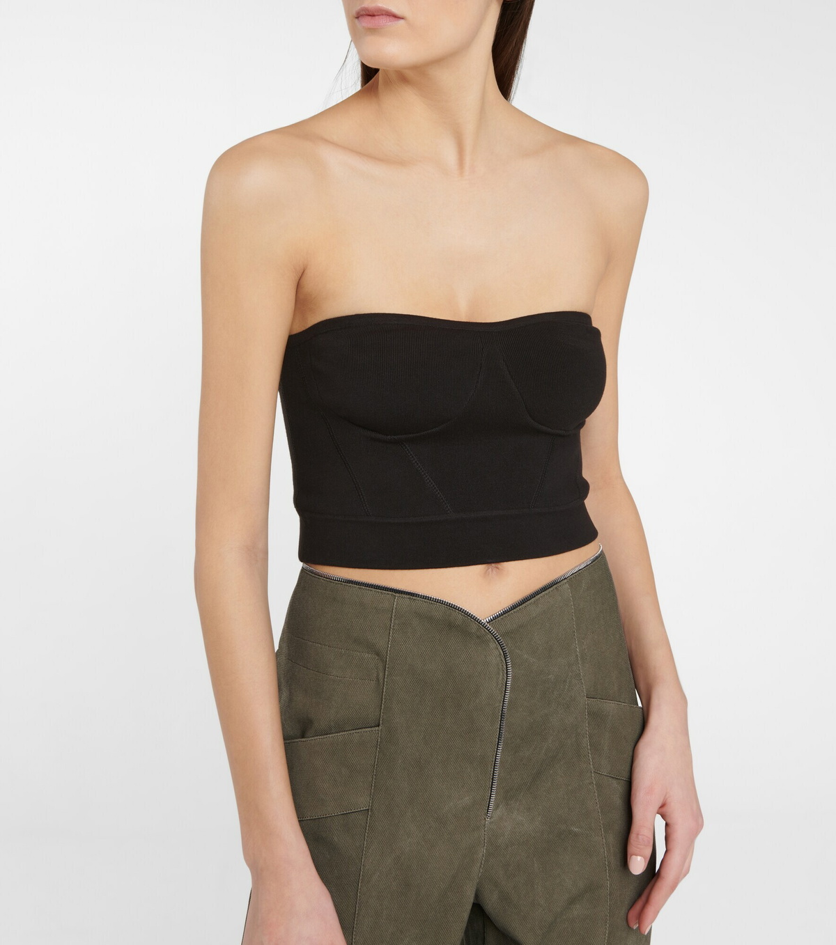 Rta - Nour stretch-cotton bustier
