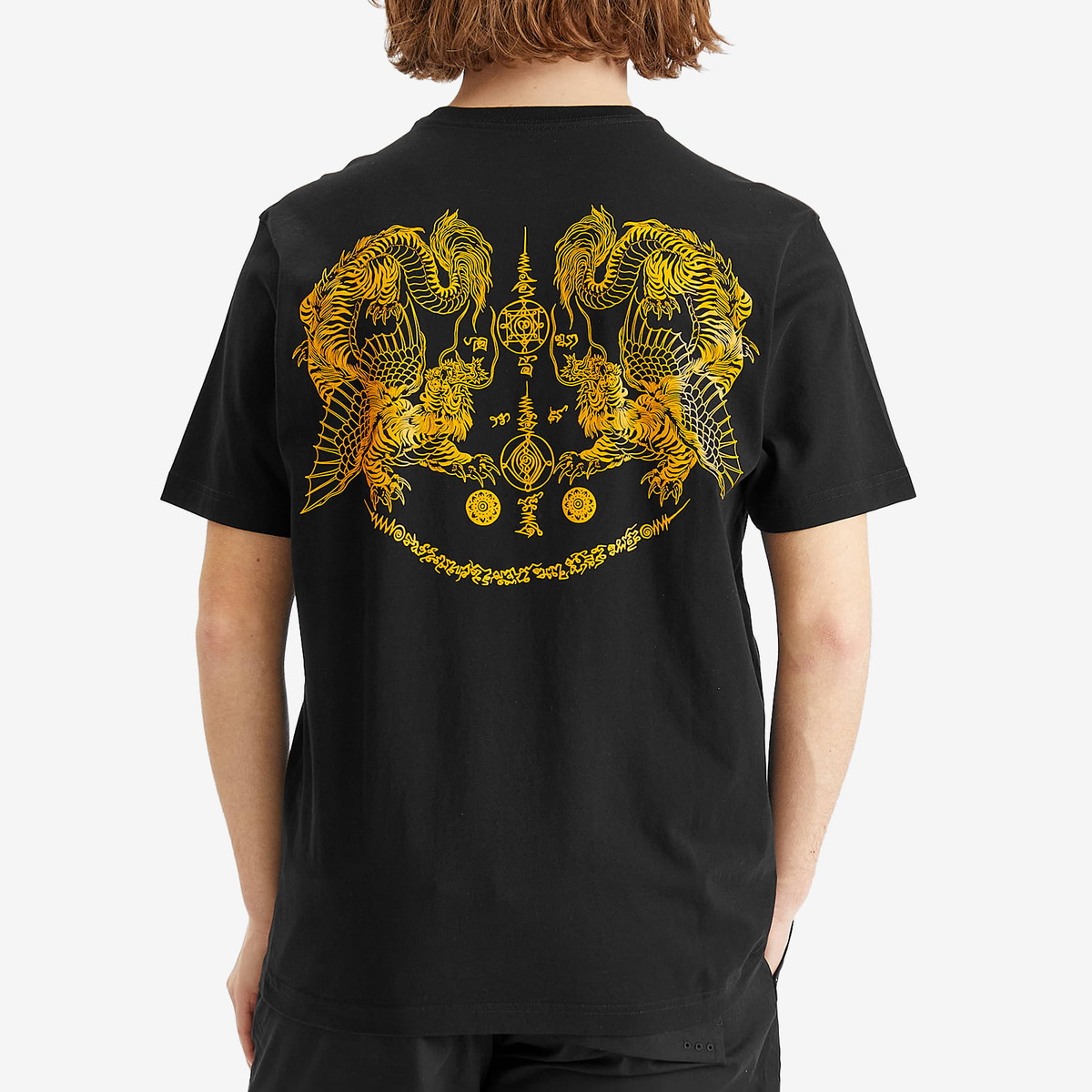 Maharishi Men's Muay Thai Tiger Dragon T-Shirt in Black