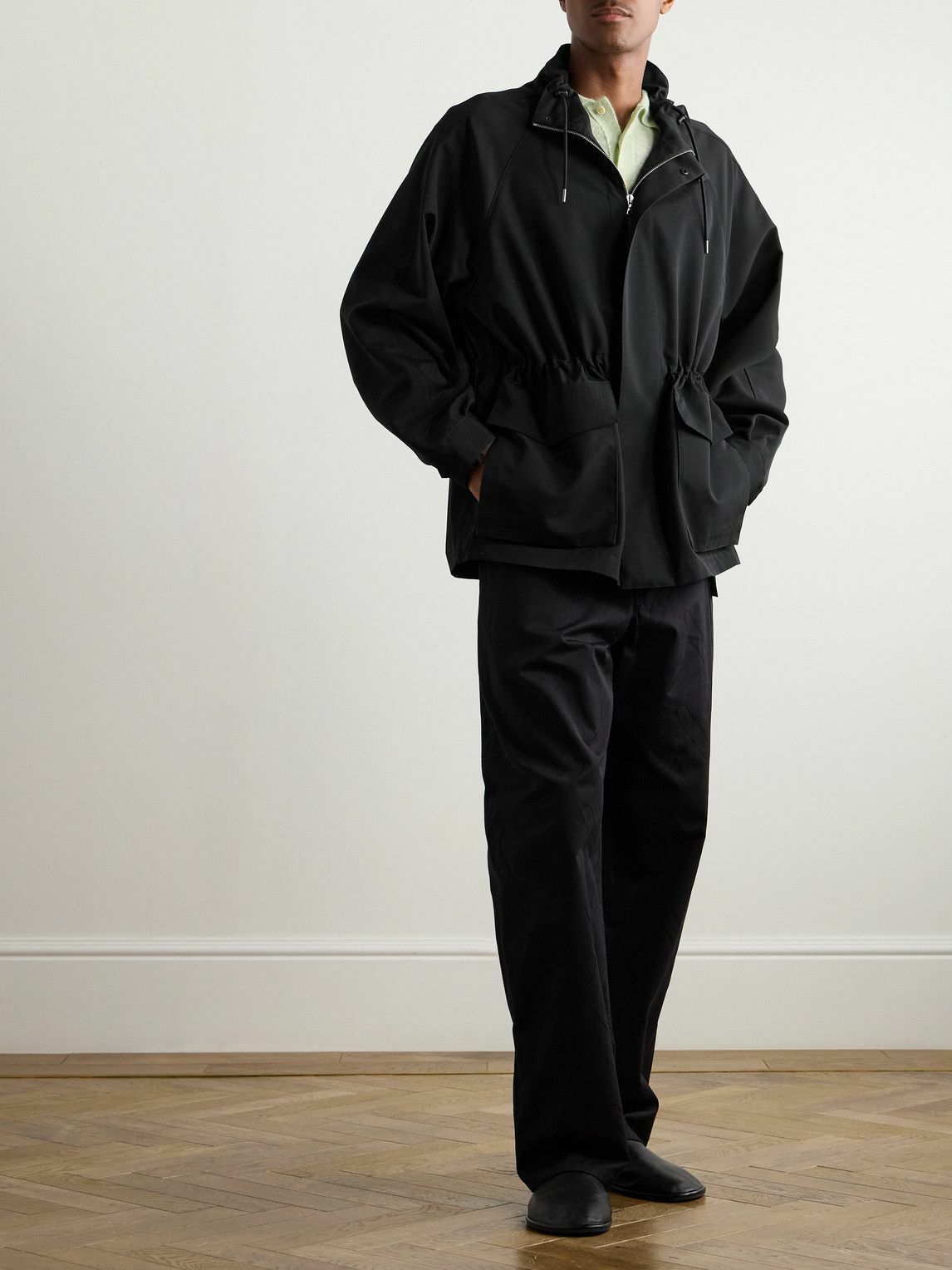 Auralee - Wool-Twill Blouson Jacket - Black Auralee