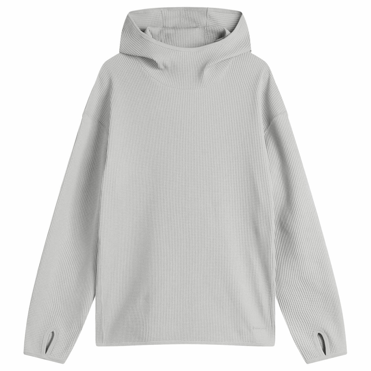 Snow Peak Men's Dry Waffle Hoodie in Light Grey