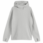 Snow Peak Men's Dry Waffle Hoodie in Light Grey