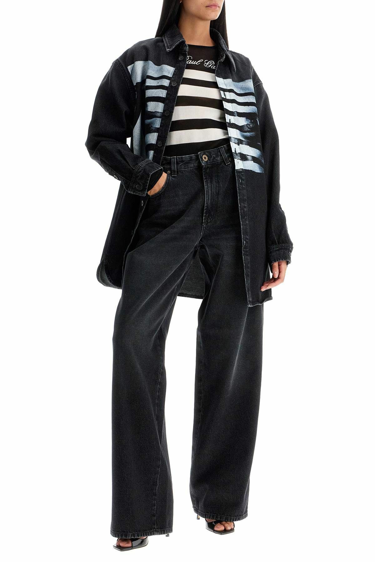 JEAN PAUL GAULTIER lightweight signature striped sailor