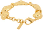 Moschino Gold Teddy Bear Bracelet