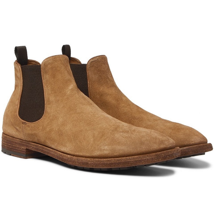 Photo: Officine Creative - Princeton Suede Chelsea Boots - Men - Light brown