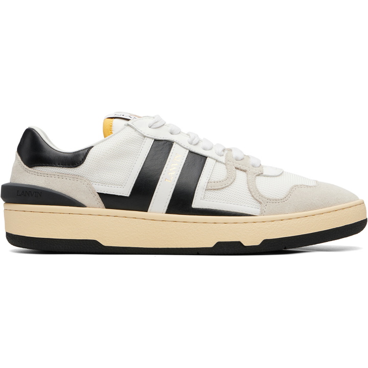 Photo: Lanvin White & Black Clay Sneakera