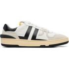 Lanvin White & Black Clay Sneakera