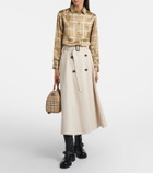 Burberry Soft Saddle leather mid-calf boots