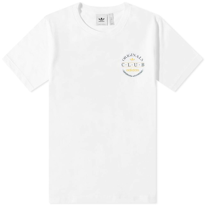 Photo: Adidas Men's 'Sports Resort' Club Logo T-Shirt in White