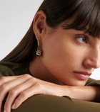 Marina B 18kt gold drop earrings with gemstones