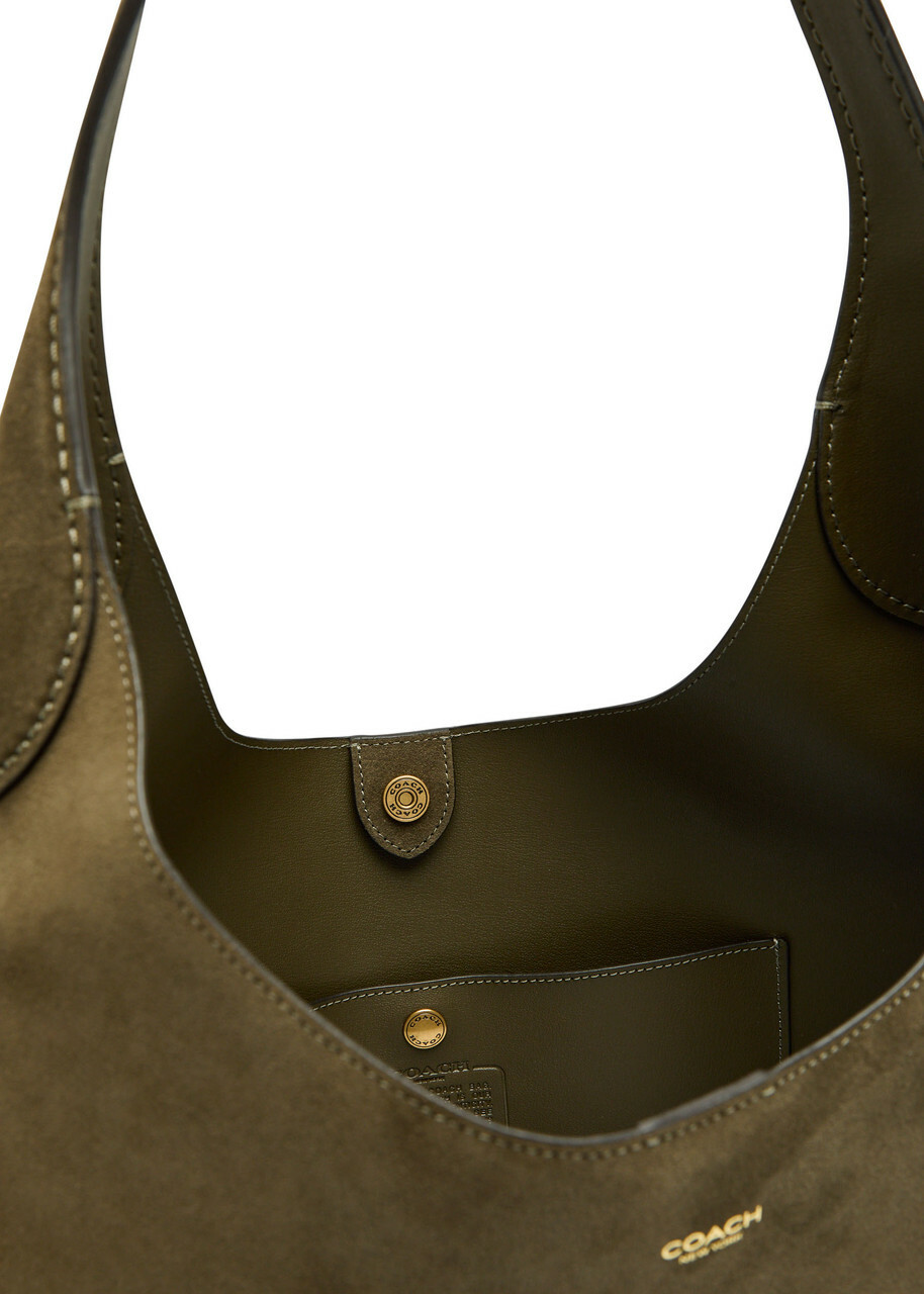 Coach Brooklyn 39 Suede Shoulder bag - Olive - One Size