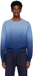 WYNN HAMLYN Blue & Navy Ombre Sweater