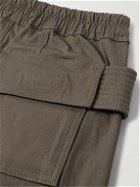 Rick Owens Kids - Creatch Cotton-Blend Poplin Drawstring Cargo Trousers - Brown