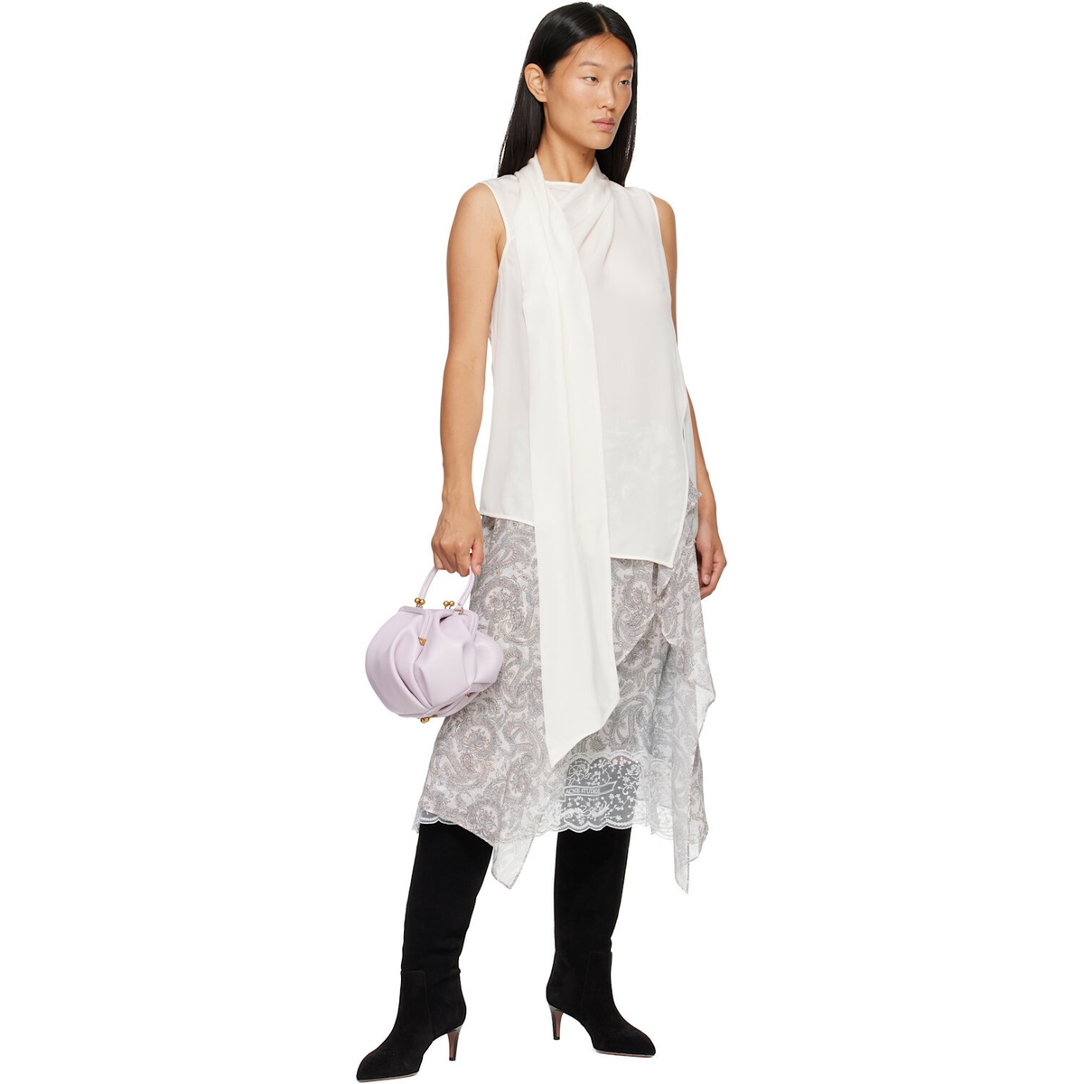Marc Jacobs Purple Wave Kisslock Bag