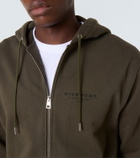 Givenchy Givenchy Stamp cotton fleece hoodie