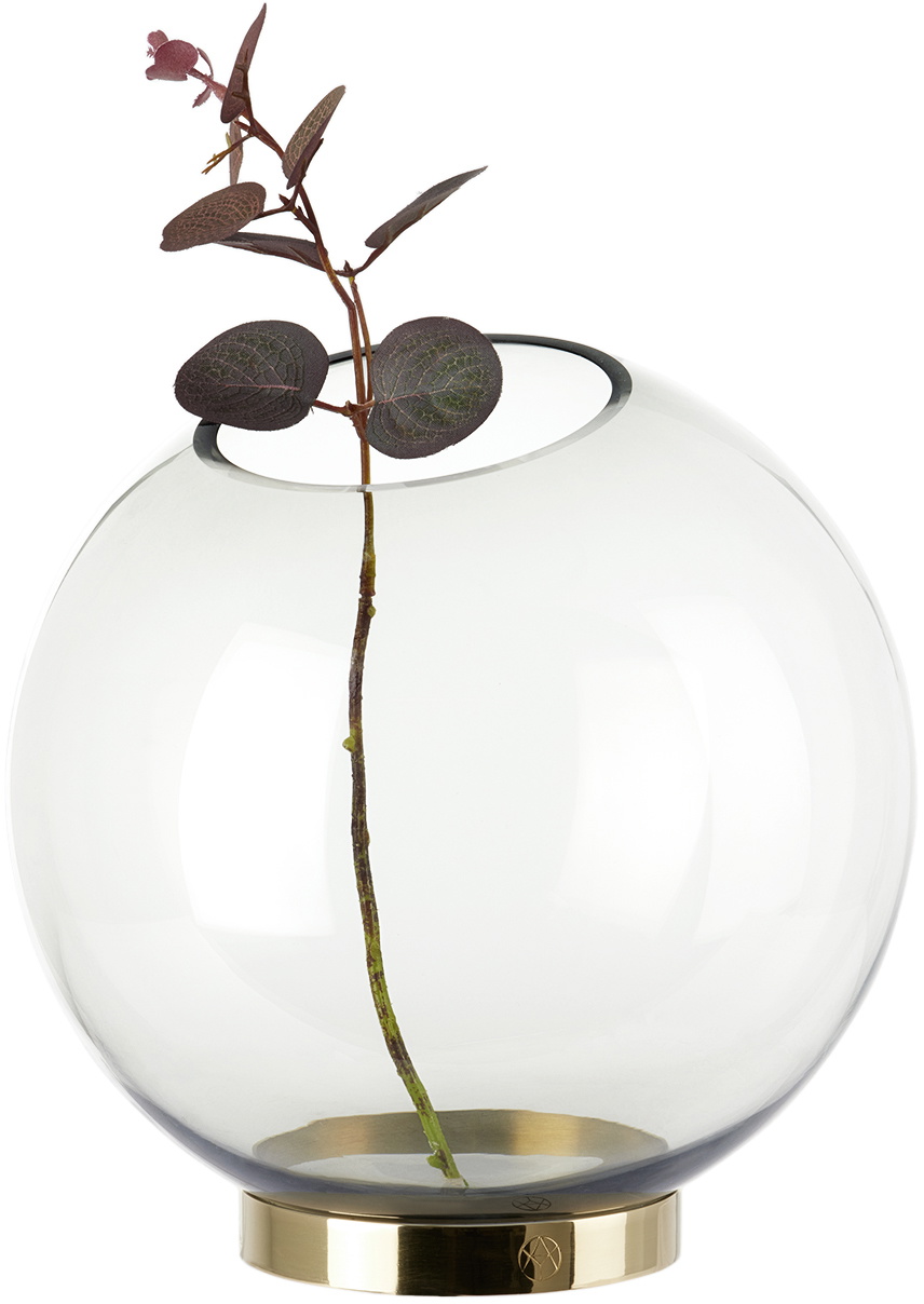 AYTM Gold Globe Vase