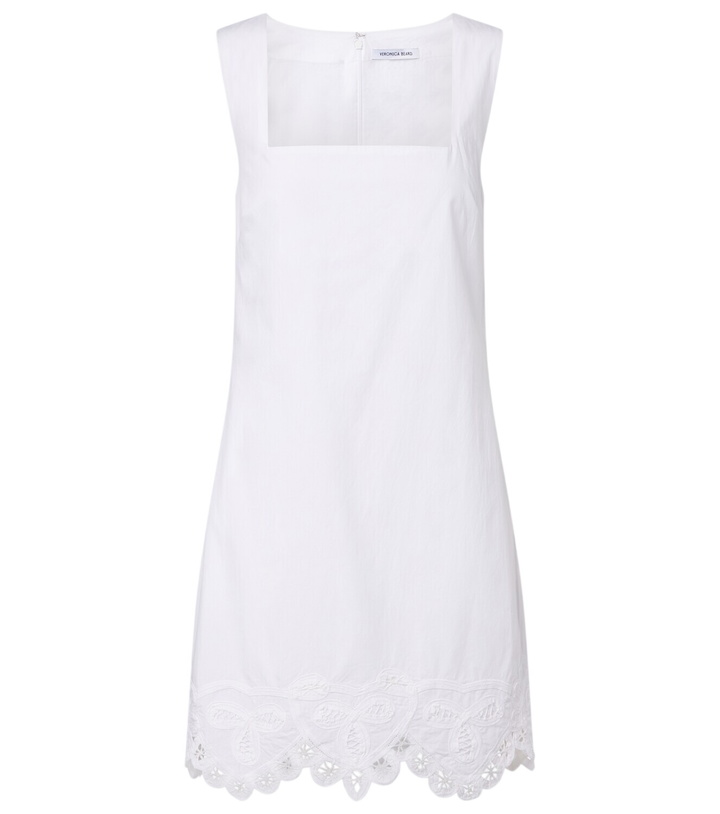 Photo: Veronica Beard Shanice embroidered cotton minidress