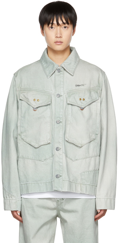 Photo: Objects IV Life Khaki Paneled Denim Jacket