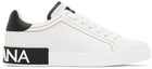 Dolce & Gabbana White Portofino Sneakers