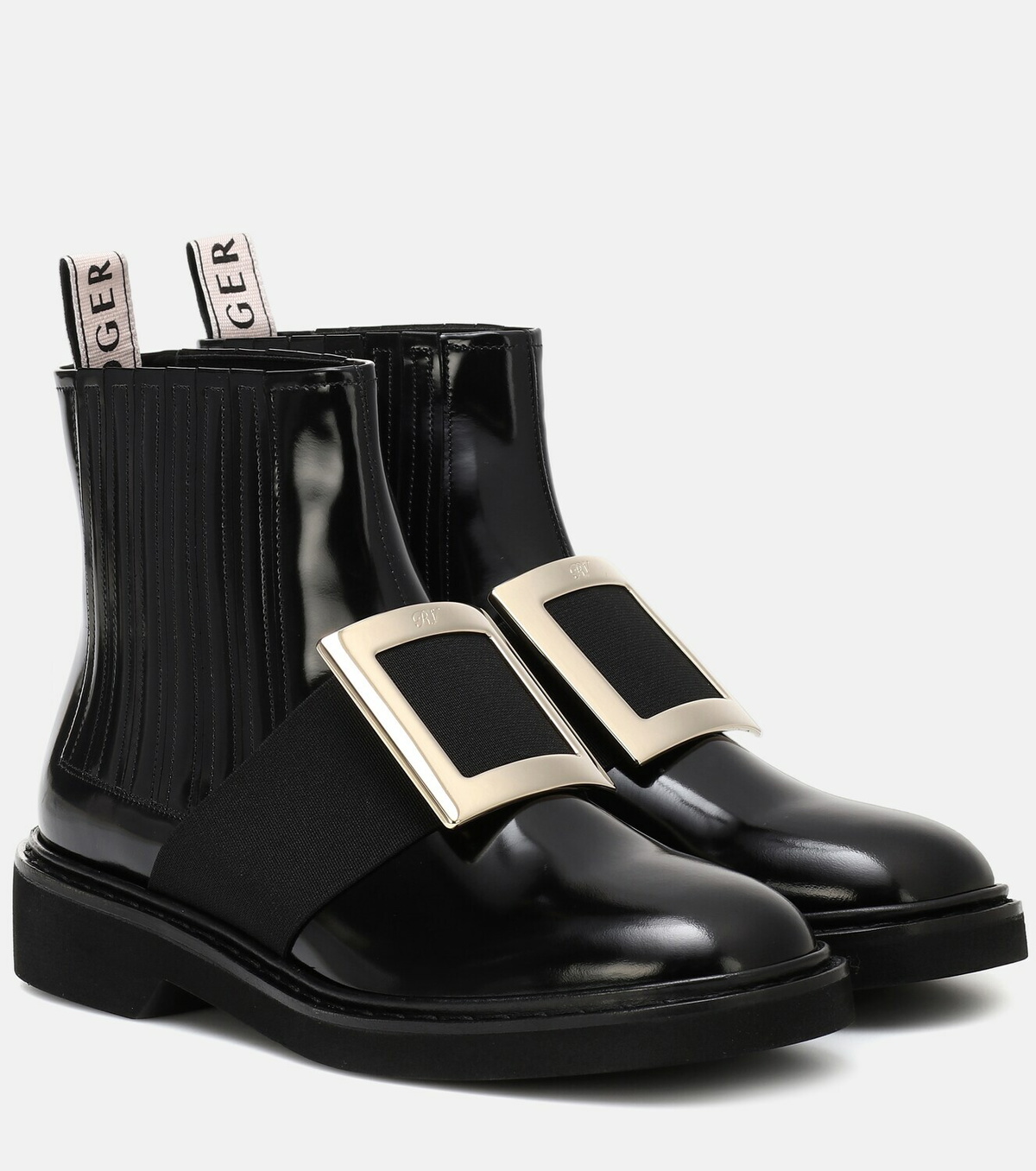 Roger Vivier Chelsea Viv' leather ankle boots Roger Vivier Roger Vivier Chelsea Viv' leather ankle boots Roger Vivier
