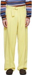 Paul Smith Yellow Wool Trousers